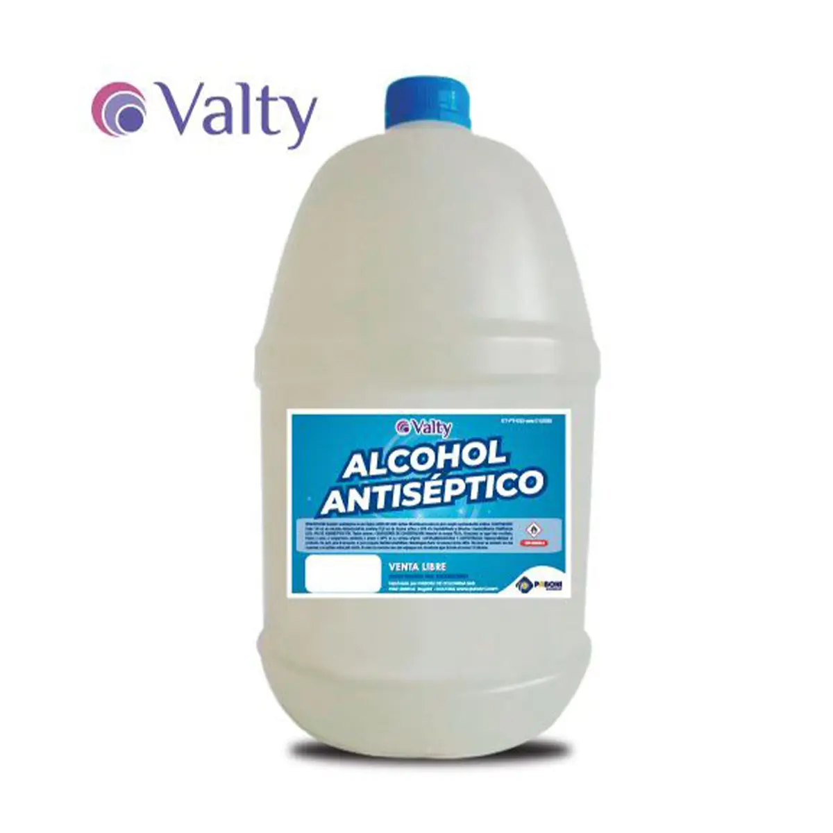 1 ALCOHOL ANTISEPTICO CON VALTY ECOVAL
