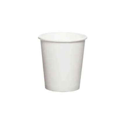 Vaso 7 onz blanco x 50 und Barval