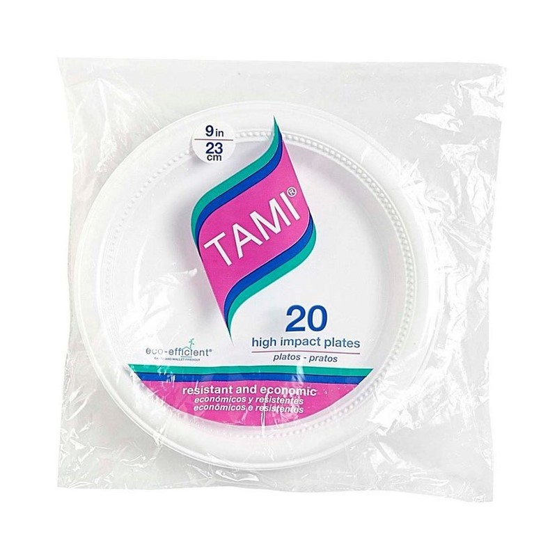 plato desechable tami pando 23 cm 1