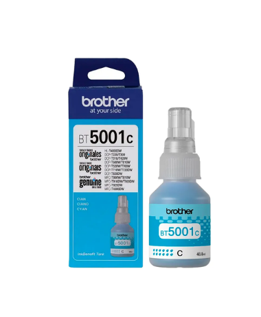Botella de tinta Brother BT5001C Cyan