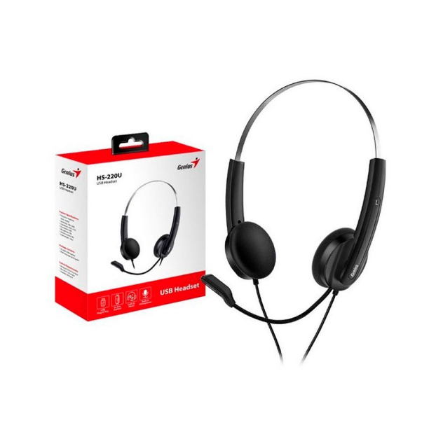 Diadema USB Genius HS 220U Negro