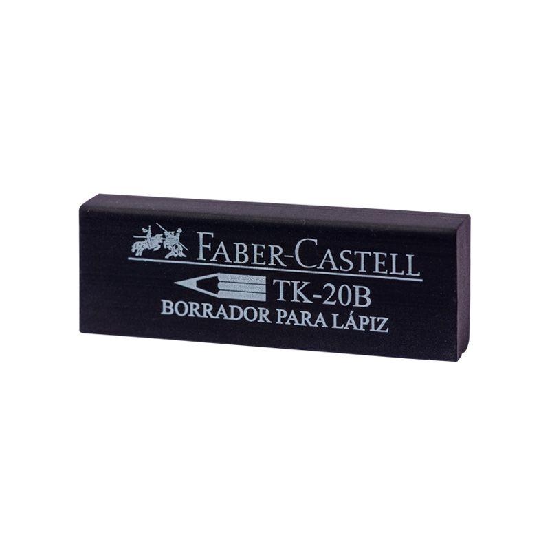 Borrador Faber Castell TK 20B Negro