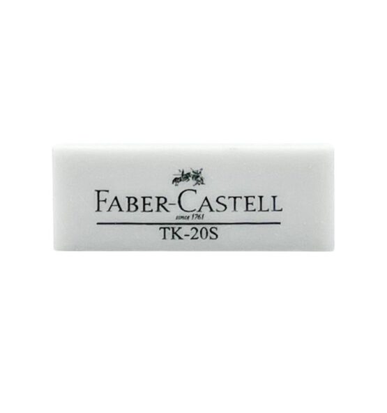 Borrador Faber-Castell TK-20S Blanco