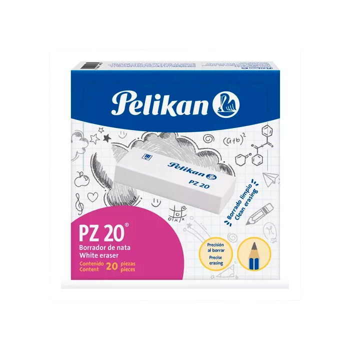Borrador Nata PZ 20 Pelikan Caja X 20
