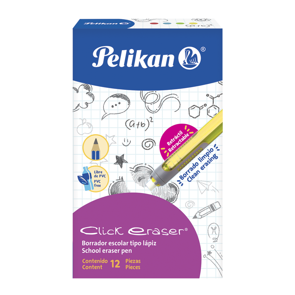 Borrador Pelikan Cick Eraser x12