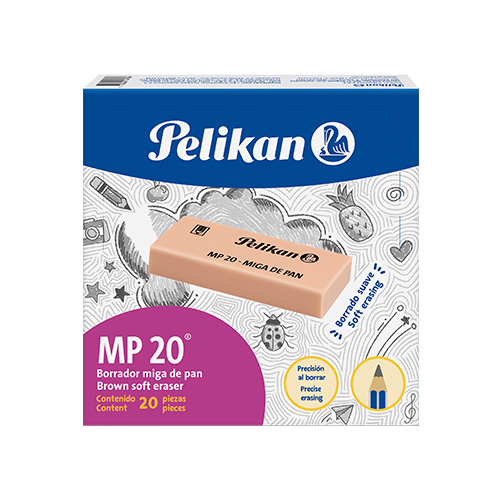 Borrador Pelikan MP 20 Miga de pan Caja X 20
