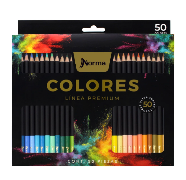 Caja de Colores Norma Premium X50