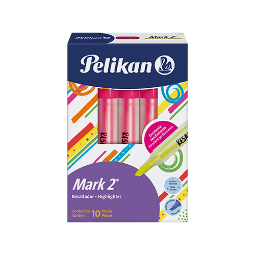 Resaltadores Mark 2 Caja x10 Fucsia