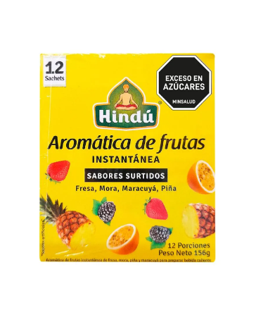 Aromatica de frutas Hindu x12 unidades