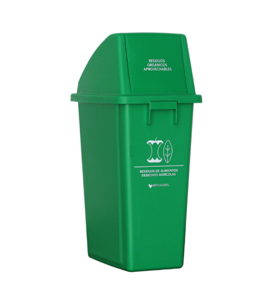 Papelera Verde de 60 Litros