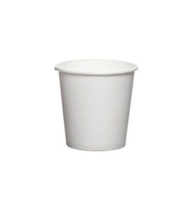 Vaso 6 onz blanco x 50 und Barval