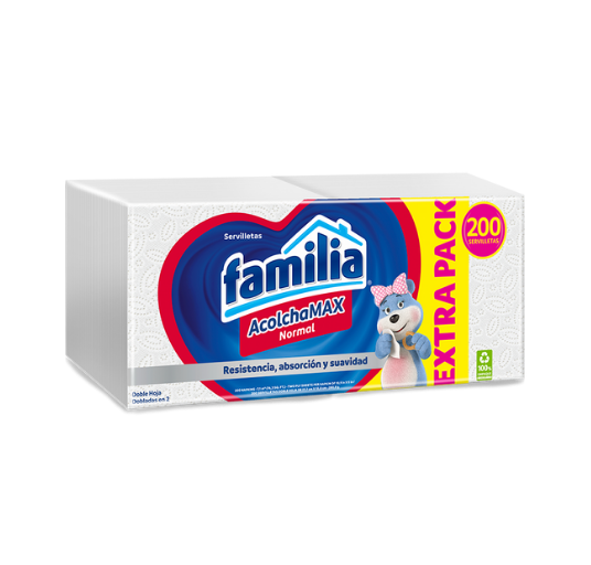 servilletas familia acolchamax X 200 Und
