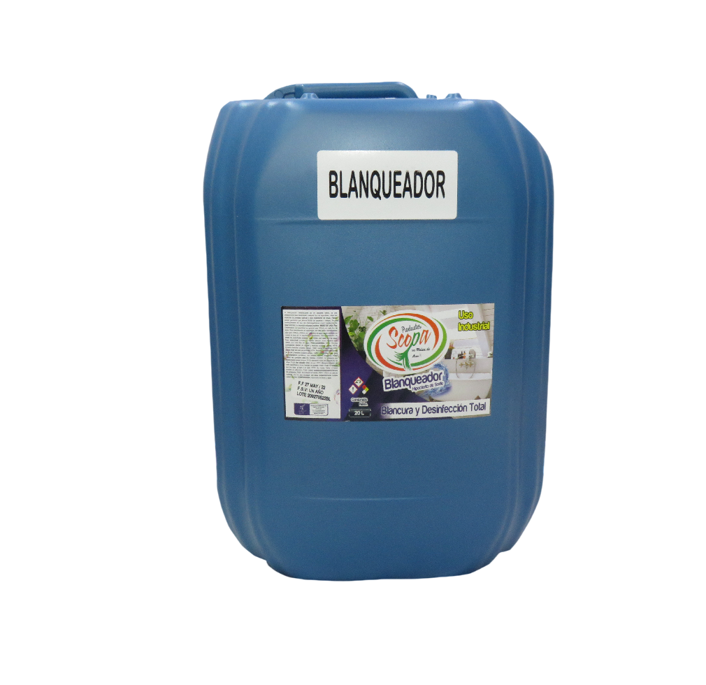 Blanqueador al 5 20 L