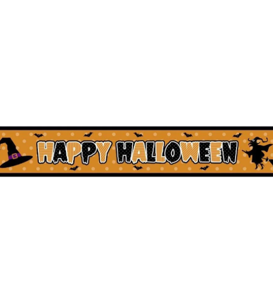 Cartel Plastico Happy Hallowen