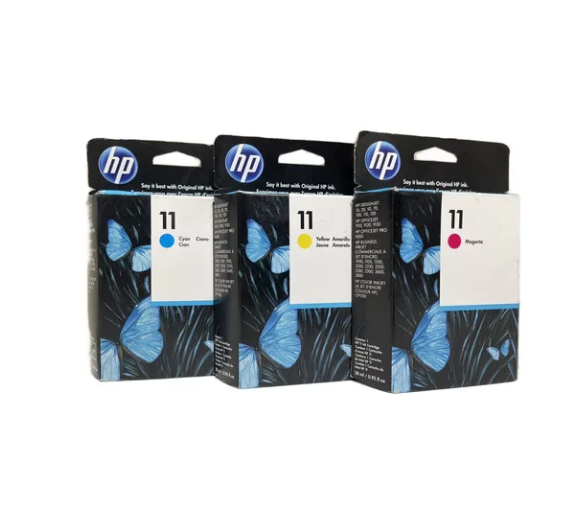 Cartuchos Hp 11 Kit X3 Cian magenta amarillo