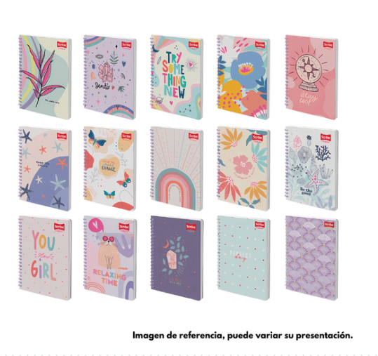 Cuaderno Scribe Master Argollado Femenino