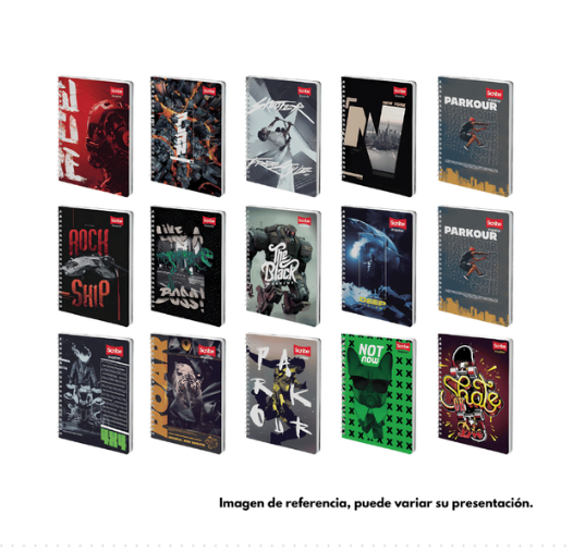 Cuaderno Scribe Master Argollado Masculino
