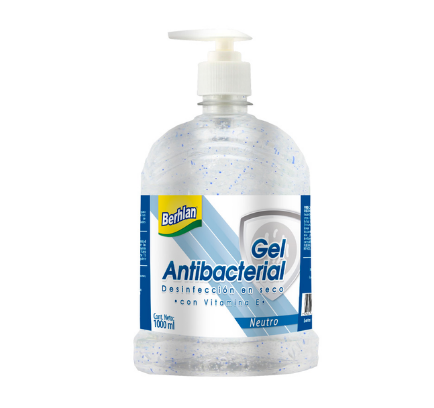 Gel Antibacterial BERHLAN 1000 ML