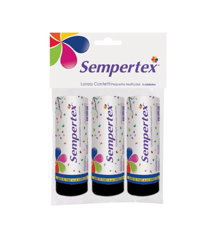 Lanza Confetti 11 CM Pqte x3