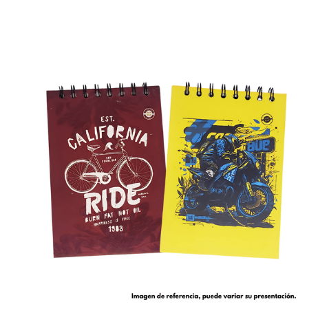 Libreta mini Vertical Pasta Dura Hombre
