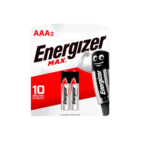 Pila Alcalina Energizer AAA X 2 Und