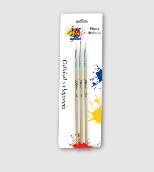 Pincel AH ROYAL Delineador 10.0 x3