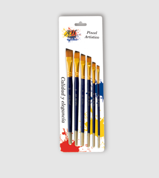 Pincel AH ROYAL Juego Angular Surtido No.24681012 