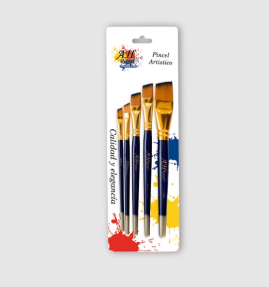 Pincel AH ROYAL Juego Angular x5