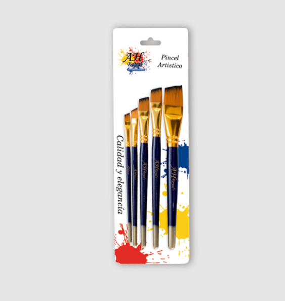 Pincel AH ROYAL Juego Angular x5 No.101.21″1.5″3.4