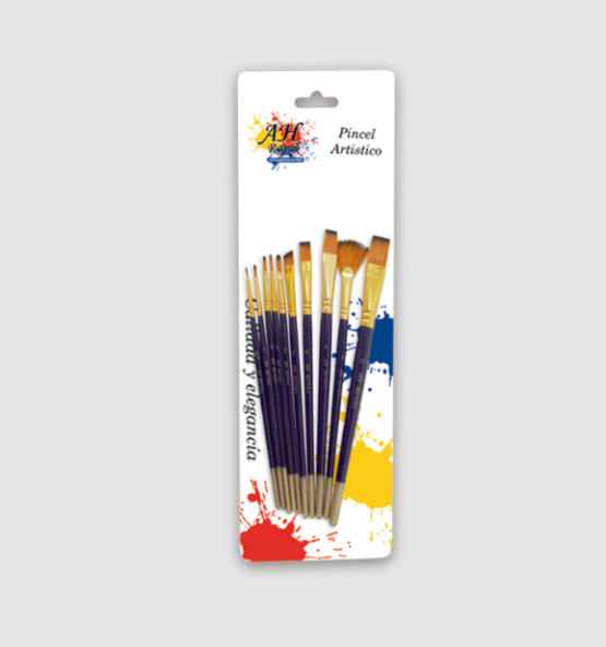 Pincel AH ROYAL Juego Surtido x10