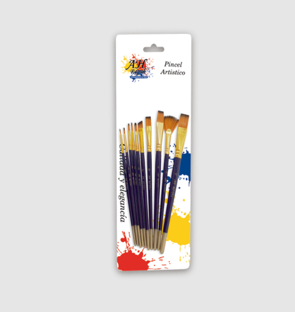 Pincel AH ROYAL Juego Surtido x10