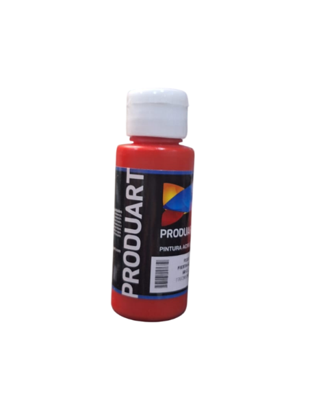 Pintura Acrilica Rojo Fiesta Produart de 60 C.C