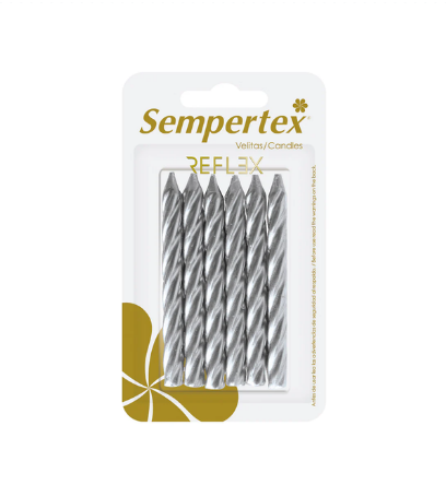 VELITA SEMPERTEX ESPIRALADA PLATA