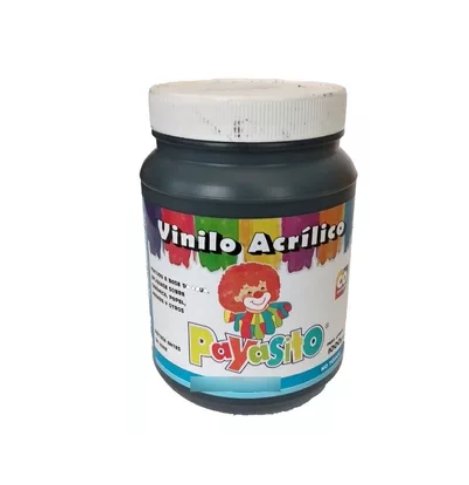Vinilo Acrilico Payasito 1000 Gr Negro