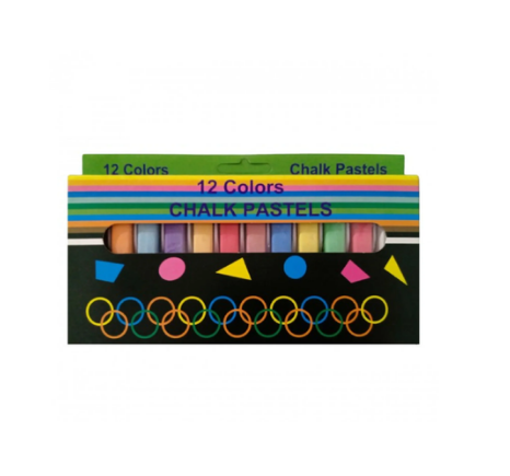 caja de tizas pastel x12 Und 1