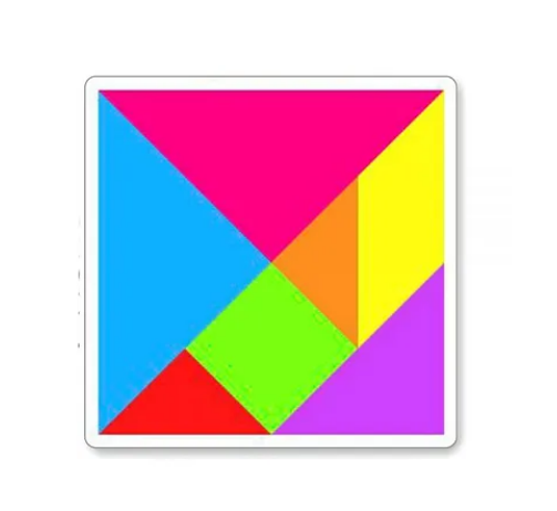 tangram en madera