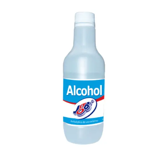 El Alcohol Antiséptico al 70% en frasco de 350 ml