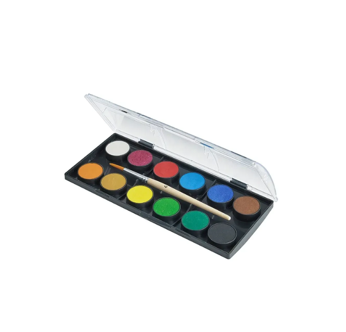 Estuche de acuarelas x12 faber castell