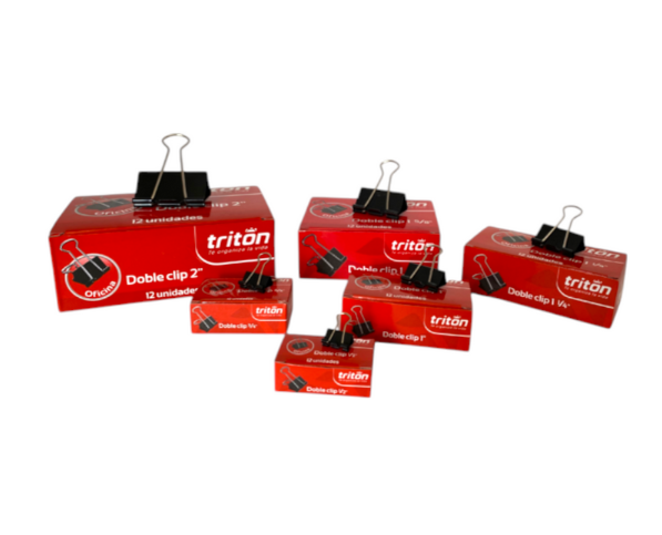 GANCHO DOBLE CLIP TRITON EN DIFERENTES MEDIDAS