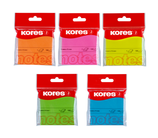 Notas Adhesivas 75X75 Kores X100 Hojas