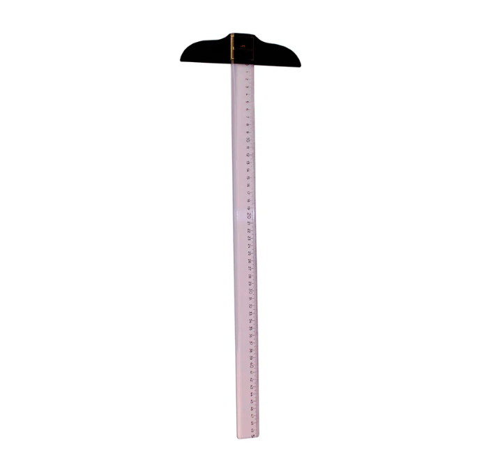 Regla T escolar de 50 cm acrilica Faber Castell