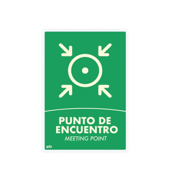 Señal “Punto de Encuentro” 35x24 cm