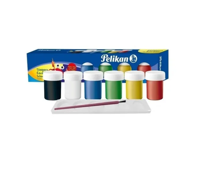 Temperas Escolar X 6 Pelikan